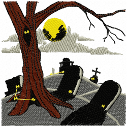 Halloween Embroidery Design 12 Halloween Embroidery Design 12